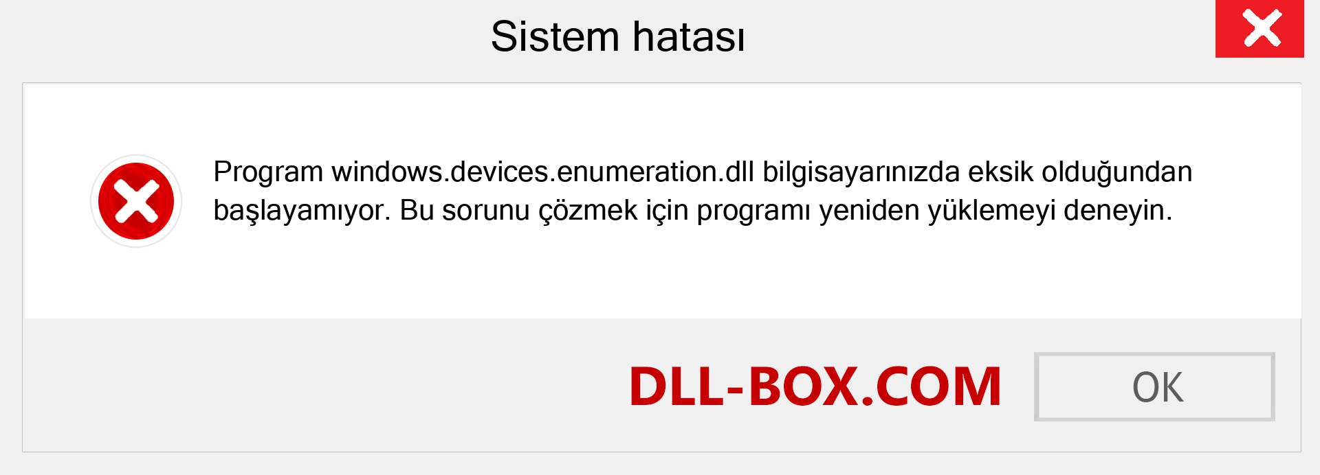 windows.devices.enumeration.dll dosyası eksik mi? Windows 7, 8, 10 için İndirin - Windows'ta windows.devices.enumeration dll Eksik Hatasını Düzeltin, fotoğraflar, resimler